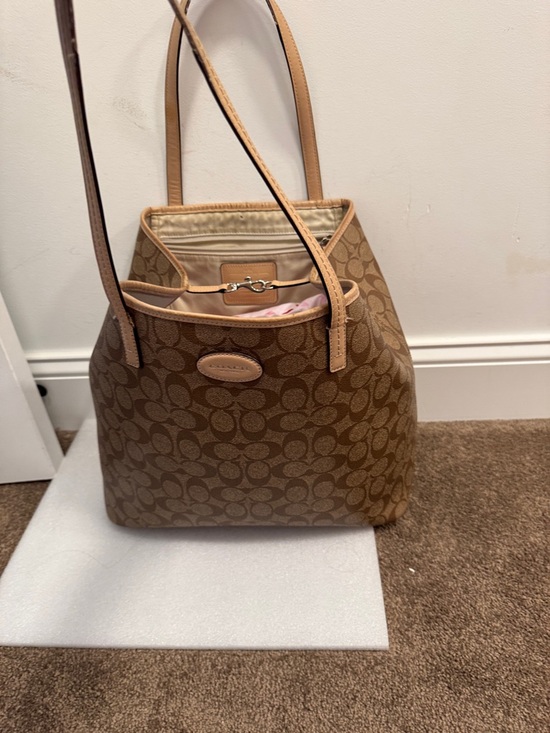 Coach Handbags - Coach signature logo metro city tote bag 2014 F29144
